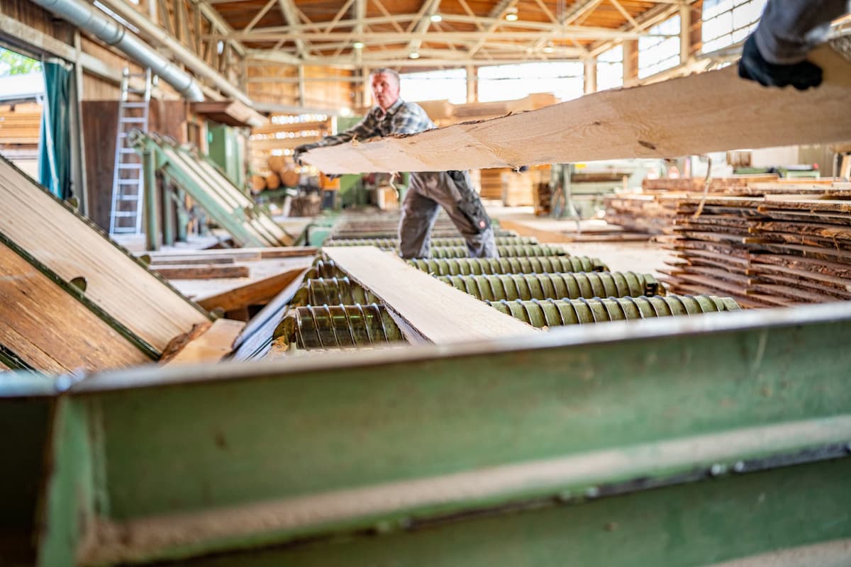 Umlagerung Brett für Weiterverarbeitung in Sägewerk.jpg